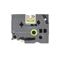 BROTHER TZESL651 - kazeta TZ šířky 24mm, lamino TZE-SL651, žlutá/černé písmo