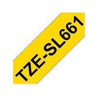 BROTHER TZESL661 - kazeta TZ šířky 36mm, lamino TZE-SL661, žlutá/černé písmo