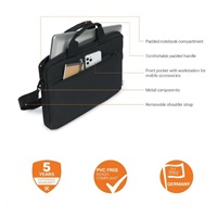 DICOTA BASE XX Slim Case 13-14.1" Camel Brown