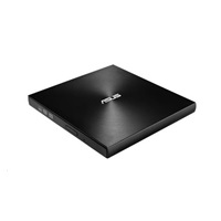 BAZAR - ASUS DVD Writer SDRW-08U7M-U BLACK RETAIL, External Slim DVD-RW, black, USB - Poškozený obal (Komplet)