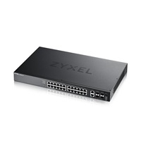 Zyxel XGS2220-30, L3 Access Switch, 24x1G RJ45 2x10mG RJ45, 4x10G SFP+ Uplink, incl. 1 yr NebulaFlex Pro