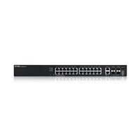 Zyxel XGS2220-30, L3 Access Switch, 24x1G RJ45 2x10mG RJ45, 4x10G SFP+ Uplink, incl. 1 yr NebulaFlex Pro
