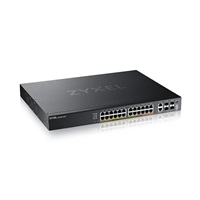 Zyxel XGS2220-30HP, L3 Access Switch, 400W PoE, 16xPoE+/10xPoE++, 24x1G RJ45 2x10mG RJ45, 4x10G SFP+ Uplink, incl. 1 yr