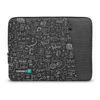 CONNECT IT Doodle pouzdro pro notebook 13.3", černá