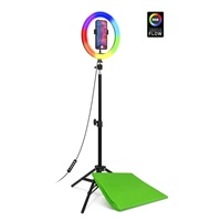 CONNECT IT Streaming Box Selfie10Ring kruhové 10" RGB LED světlo