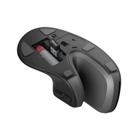 BAZAR - TRUST ergonomická vertikální myš Verro Wireless Ergonomic Mouse, black - Poškozený obal (Komplet)