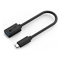 GENIUS ACC-C2AC redukce USB-C na USB-A, černá