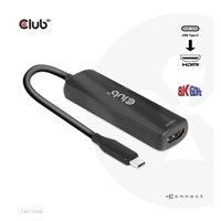 Club3D Adaptér USB-C na HDMI 8K60Hz/4K120Hz, Active Adapter M/F, PD 3.0, HDR10+ a DSC 1.2