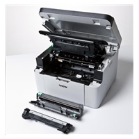 BAZAR - BROTHER DCP-1510E - A4, A4 sken, 20ppm, 16MB, 600x600copy, GDI, USB, bílá - Poškozený obal