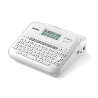 BROTHER tiskárna štítků PT-D410 - 18mm, pásky TZe USB, stolní model, provoz na AA baterie 6ks