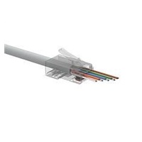 Solarix Univerzální EASY konektor RJ45 CAT6 UTP 8p8c na drát i licnu
