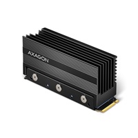 AXAGON CLR-M2XL, hliníkový pasivní chladič pro jedno i oboustranný M.2 SSD disk, výška 36 mm