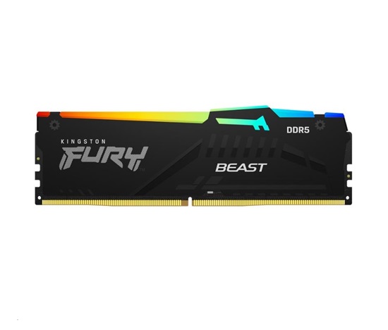 KINGSTON DIMM DDR5 32GB 5200MT/s CL36 FURY Beast RGB EXPO