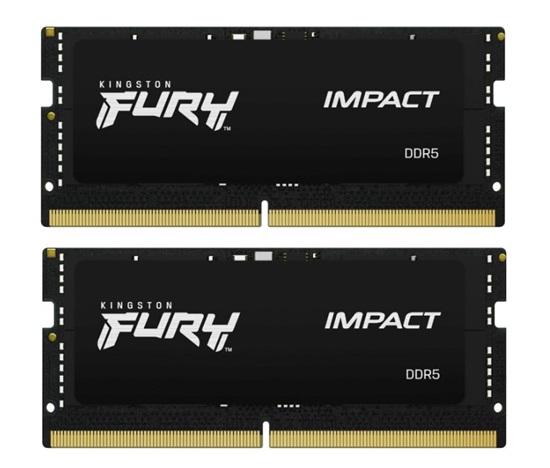 SODIMM DDR5 64GB 5600MT/s CL40 (Kit of 2) KINGSTON FURY Impact PnP