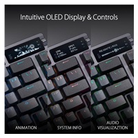 ASUS klávesnice ROG AZOTH, mechanická, Bluetooth, US, černá