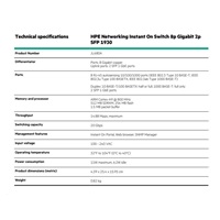 HPE Networking Instant On Switch 8p Gigabit 2p SFP 1930 (JL680A)