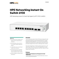 HPE Networking Instant On Switch 8p Gigabit 2p SFP 1930 (JL680A)