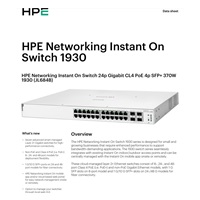 HPE Networking Instant On Switch 24p Gigabit CL4 PoE 4p SFP+ 370W 1930 (JL684B)