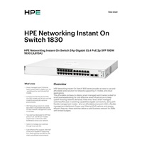 HPE Networking Instant On Switch 24p Gigabit CL4 PoE 2p SFP 195W 1830 (JL813A)