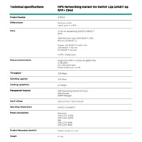 HPE Networking Instant On Switch 12p 10GBT 4p SFP+ 1960 (JL805A)