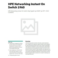 HPE Networking Instant On Switch 48p Gigabit 2p 10GBT 2p SFP+ 1960 (JL808A)
