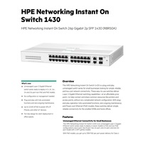HPE Networking Instant On Switch 26p Gigabit 2p SFP 1430