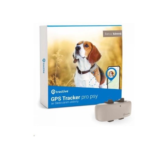 Tractive GPS DOG 4 LTE – sledování polohy a aktivity pro psy - hnědá