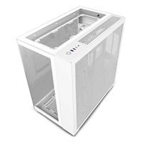 NZXT skříň H9 Elite dvoukomorová ATX / 3xRGB 120 mm / 1x 120mm fan / prosklená / RGB&fan controler / bílá