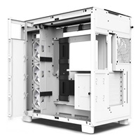 NZXT skříň H9 Elite dvoukomorová ATX / 3xRGB 120 mm / 1x 120mm fan / prosklená / RGB&fan controler / bílá