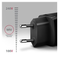 AXAGON ACU-PQ30, Sil nabíječka do sítě 30W, 2x port (USB-A + USB-C), PD3.0/PPS/QC4+/SFC/AFC/Apple, černá