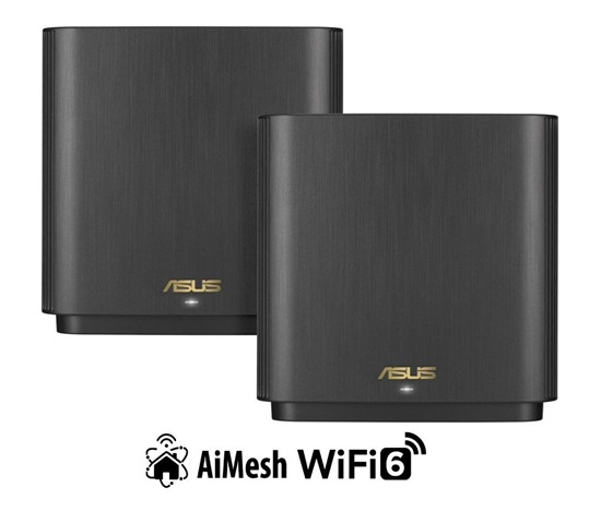 ASUS ZenWifi XT8 v2 2-pack black Wireless AX6600 Wifi 6 Tri-Band Gigabit Mesh system