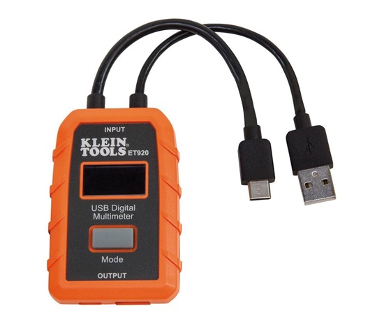 KLEIN TOOLS - USB Digitální měřič, USB- A a USB-C