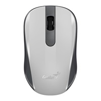 GENIUS myš NX-8008S/ 1200 dpi/ bezdrátová/ tichá/ BlueEye senzor/ bílošedá