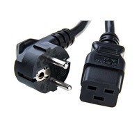 AVACOM napájecí síťový kabel pro UPS a servery, PC 230V 16A (F), 2m