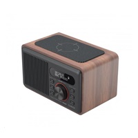CARNEO W100 Rádio DAB+, FM, BT, Wireless charging, wood