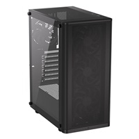 BAZAR - Endorfy skříň Ventum 200 Air/ 4x120mm PWM fan / 2xUSB / tvrzené sklo / černá - Poškozený obal