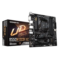 GIGABYTE MB Sc AM4 B550M DS3H AC, 4xDDR4, 1xDP, 1xHDMI, 1xDVI-D, Wi-Fi, mATX