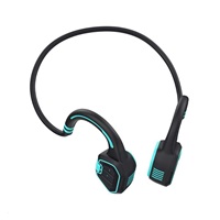 EVOLVEO bezdrátová sluchátka BoneSwim MP3 16GB, na lícní kosti, modrá