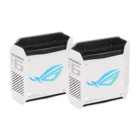 ASUS GT6 2-pack white Wireless AX10000 ROG Rapture Wifi 6 Tri-band Gaming Mesh System