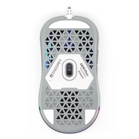 ENDORFY Herní myš GEM Plus Onyx White, USB, ARGB, bílá