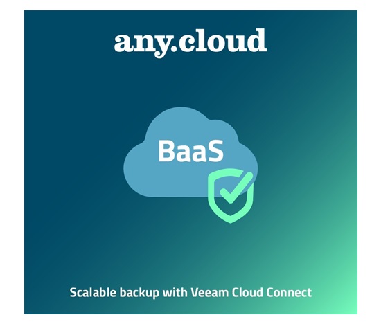 Anycloud BaaS | BaaS for Veeam Storage (100GB/1M)