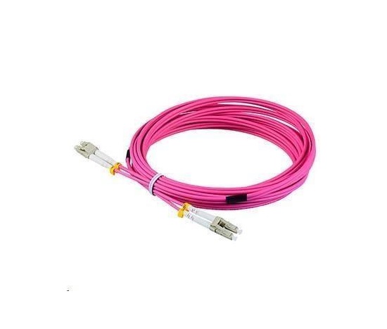 Duplexní patch kabel MM 50/125, OM4, LC-LC, LS0H, 0,5m