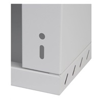 LEXI-Net 19" nástěnný rozvaděč Basic 4U 520x450 - rozložený