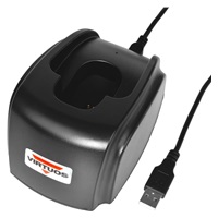 Virtuos CCD čtečka Virtuos HW-311A, bezdrátová, USB základna, černá
