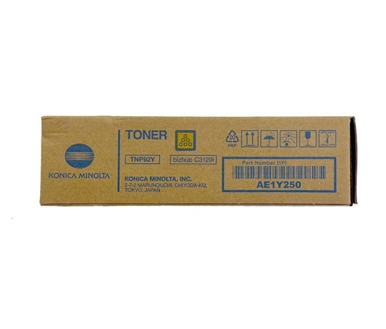 Minolta Toner TNP-92Y, žlutý do bizhub C3120i (4k)