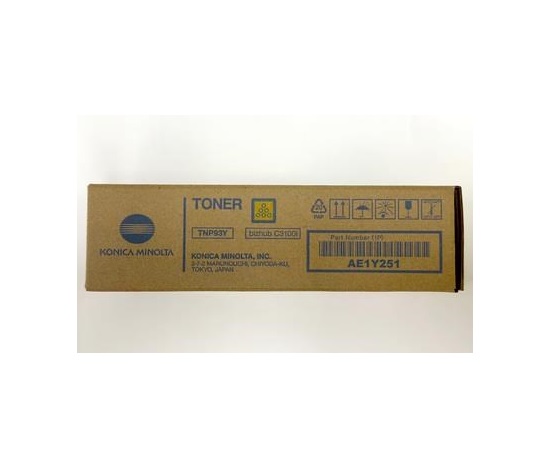 Minolta Toner TNP-93Y, žlutý do bizhub C3100i (4k)