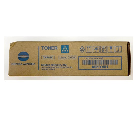 Minolta Toner TNP-93C, azurový do bizhub C3100i (4k)