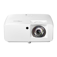 Optoma projektor ZH350ST  (DLP, LASER, FULL 3D, WXGA, 4000 ANSI, 300 000:1, 2xHDMI, RS232, 15W speaker), 5let zaruka