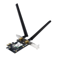 ASUS PCE-AXE5400 Wireless AXE5400 PCIe Wi-Fi 6E Adapter Card, Bluetooth 5.2