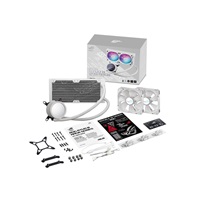 ASUS vodní chladič CPU AIO ROG RYUO III 240 ARGB WHITE, 2x120mm, LGA1851, AM5